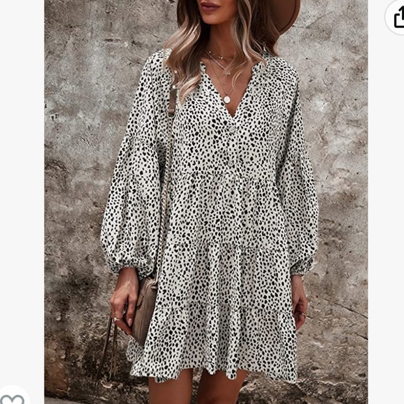 Leopard Print Tunic Dress - Picture 2 of 3